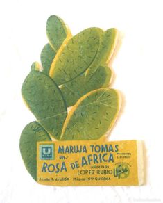 Cine: Rosa de África Años 40 Programa Troquelado U Films / Ufisa. Maruja Tomas.